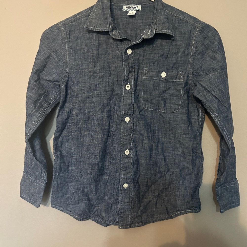 Old Navy Denim Blue Shirt